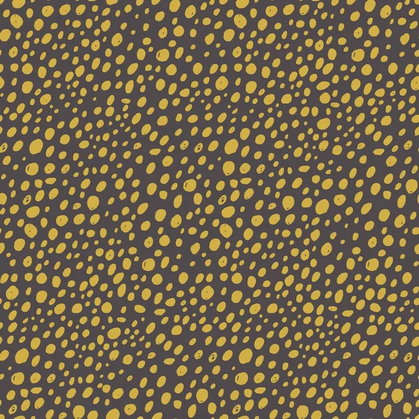 Vektörsüz desenli el yapımı polka noktaları. Modaya uygun tek renkli karalamalar. Modern grafik tasarımı. Hippi yaratıcı fayans baskısı. Etiket, baskı, ambalaj, kumaş için harika.