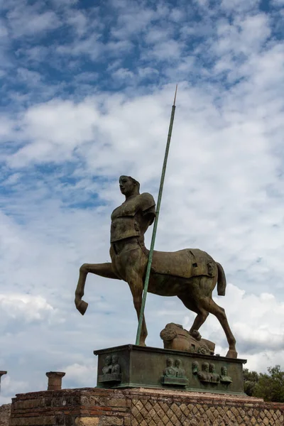 Pompeje Pomnik Centaura Imperium Rzymskie — Zdjęcie stockowe