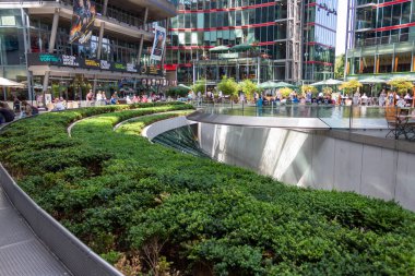 Berlin, Almanya, 17 Temmuz 2019, Berlin çevresindeki yeni konutlar ve apartmanlar için inşaat alanları