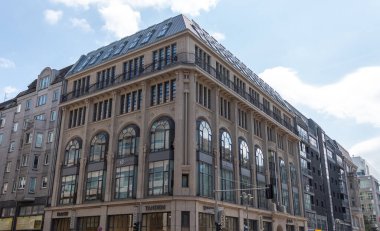 Berlin, Almanya, 17 Temmuz 2019, Berlin çevresindeki yeni konutlar ve apartmanlar için inşaat alanları