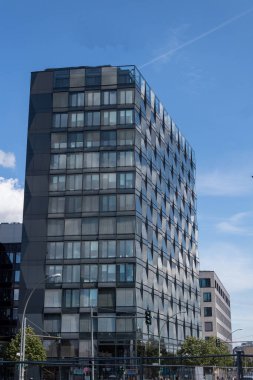 Berlin, Almanya, 17 Temmuz 2019, Berlin çevresindeki yeni konutlar ve apartmanlar için inşaat alanları