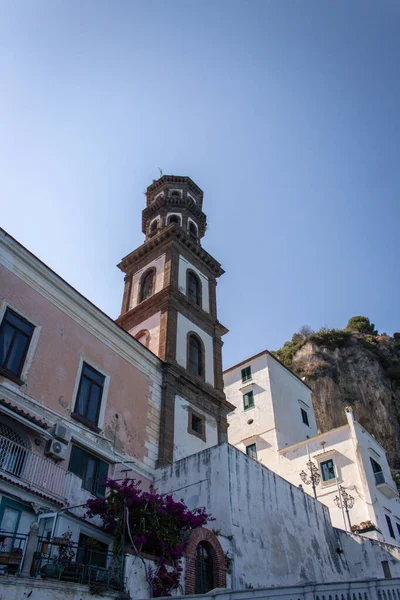 Schöne Amalfiküste Stadt Positano Architektur Der Amalfiküste — Stockfoto