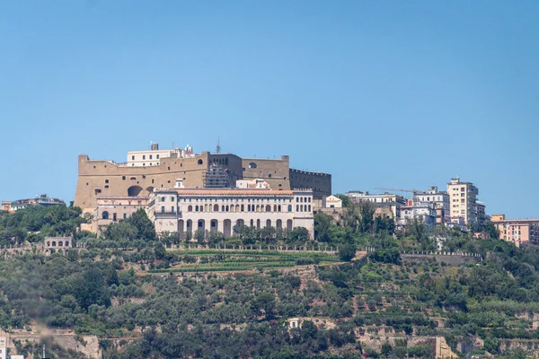 Burg Elmo Burg Auf Einem Felsen Der Stadt Neapel Italien Stockfoto