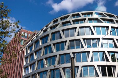 Berlin, Almanya, 17 Temmuz 2019, Berlin çevresindeki yeni konutlar ve apartmanlar için inşaat alanları