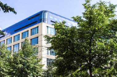 Berlin, Almanya, 17 Temmuz 2019, Berlin çevresindeki yeni konutlar ve apartmanlar için inşaat alanları