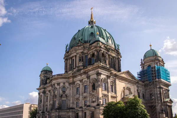 Catedral Berlín Contra Cielo Cerca Isla Los Museos Alemania — Foto de Stock