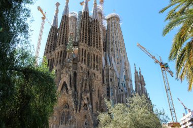 Sangrada Aile Kilisesi cephesi. Barselona - İspanya.