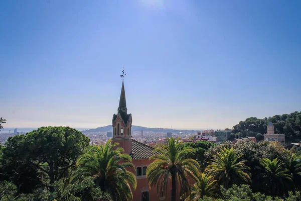 Casa Museu Gaudi Park Ell バルセロナスペイン — ストック写真