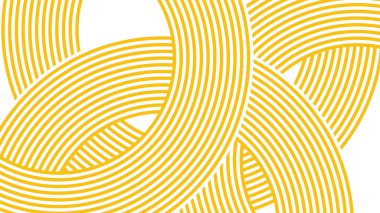 Geleneksel Çin geometrik tarzında kusursuz bir desen. Ay Çin Yeni Yıl Dekorasyonu için 3D şenlik süsü. Altın soyut Asyalı vektör yaratıcı motifi. 