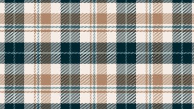 Damalı tartan ekoseli kumaş, yeşil siyah beyaz deseni tekrar eder. Noel gingham dikişsiz desen. Kumaş ve baskı için Geometrik grafik vektör çizim arka plan tasarımı.