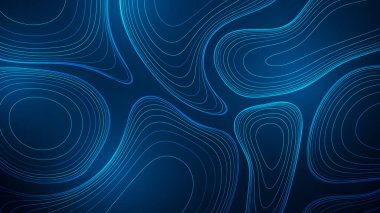 Topografik harita desenleri, topoğrafya çizgisi haritası. Klasik açık hava tarzı. Dar bir topografik harita