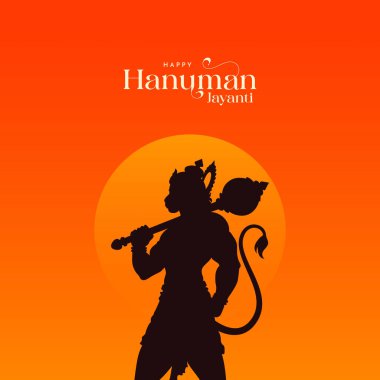 Hanuman Jayanti selamı, Tanrı Hanuman Arkaplan Tasarımı. Tanrı Hanuman 'ın doğum gününü kutlayan bir festival. İngilizce çeviri: 