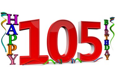 tüm iyi 105 doğum günü