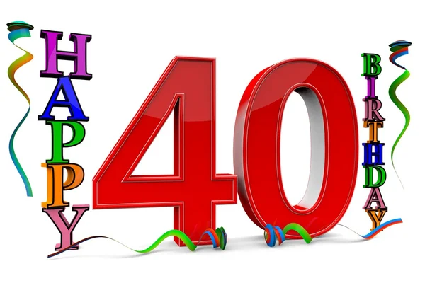 Todo por el buen 40 cumpleaños — Foto de Stock