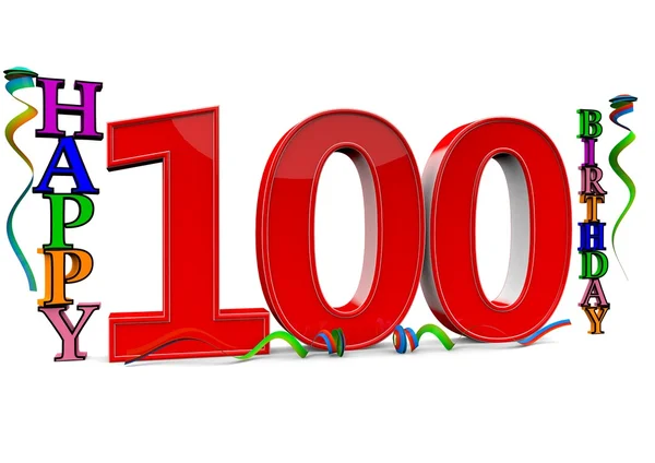 All for the good 100 birthday Stock Image