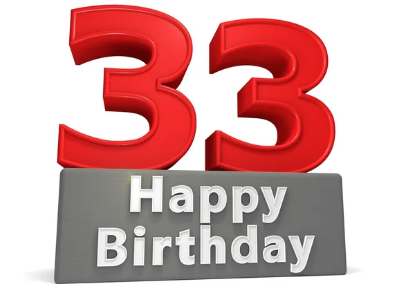 Big Happy Birthday — Stock Photo, Image