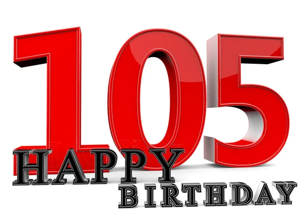 Gelukkige 105e verjaardag — Stockfoto