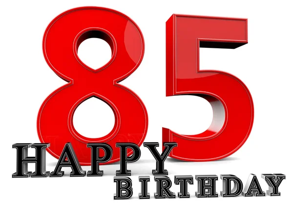 Happy 85th Birthday — Stock Photo, Image