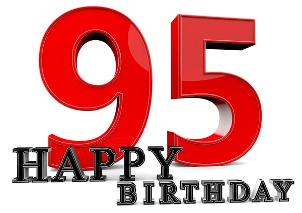 Happy 95th Birthday — Stock Photo, Image