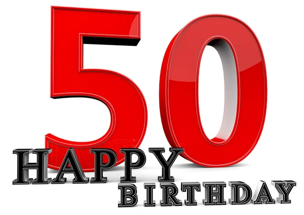 Buon cinquantesimo compleanno — Foto Stock
