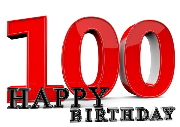 Gelukkige 100ste verjaardag — Stockfoto