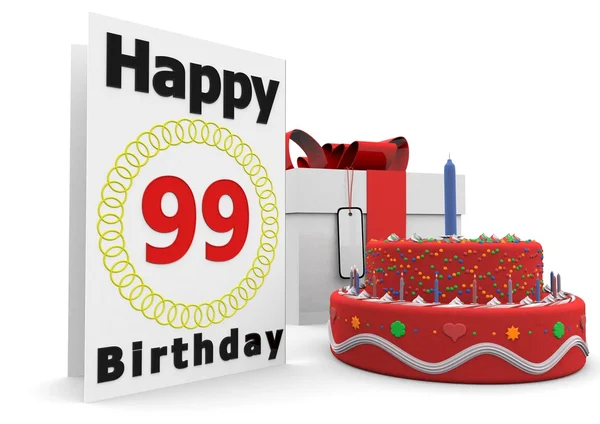 Happy birthday card — Stock Photo, Image