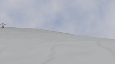 Bir trenin penceresinden süzülen 3 boyutlu manzara yansıması - kusursuz animasyon döngüsü