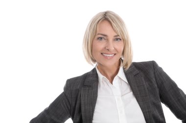 portre: güzel orta yaşlı izole işkadını.