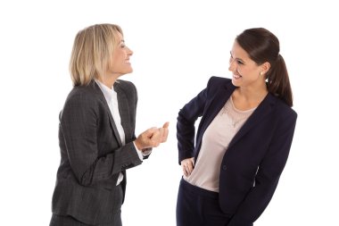 Takım iki izole iş kadın onu başarı kutluyor ve 