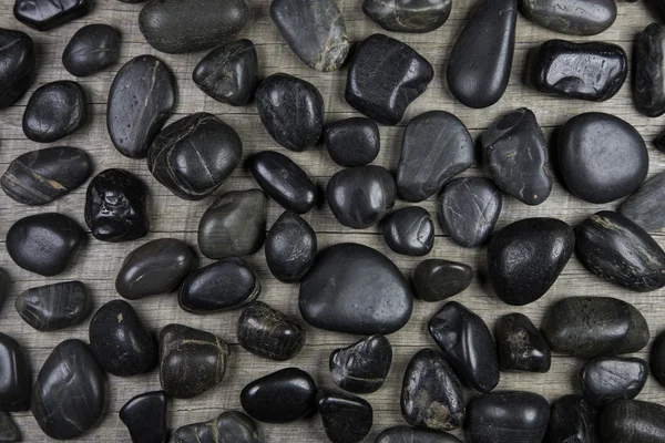 Black granite stones background for concepts. — Stock Photo, Image