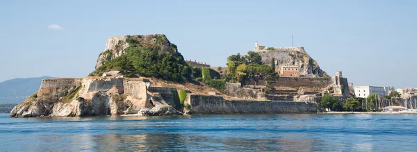 A Kerkyra görög sziget Corfu város erőd. — Stock Fotó