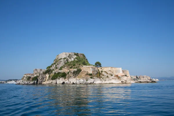 Fort van Corfu stad op het Griekse eiland van Kerkyra. — Stockfoto