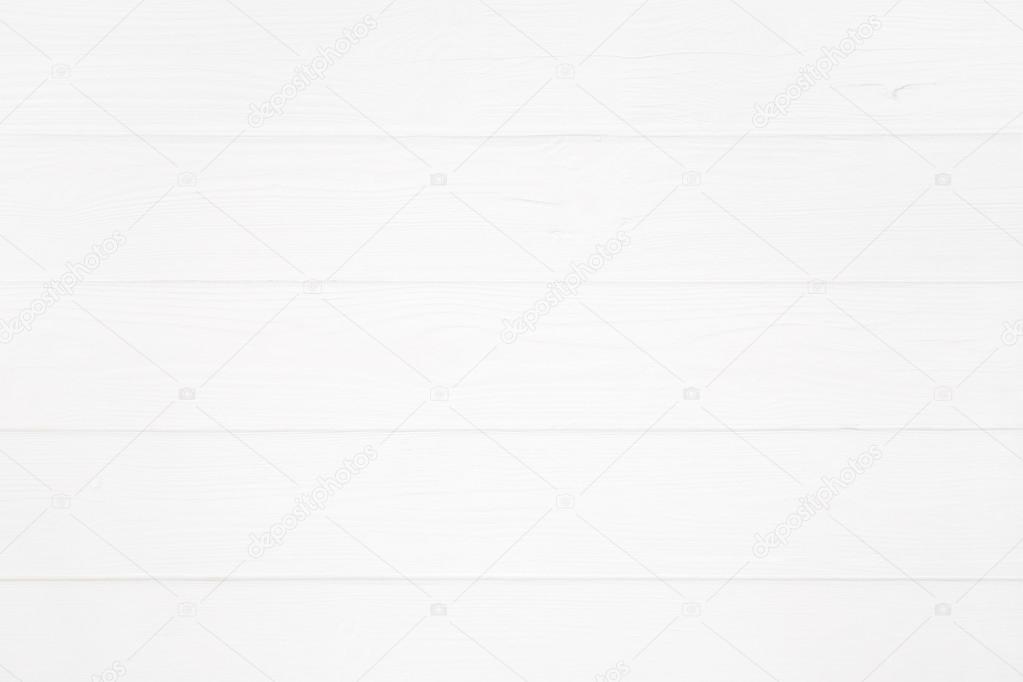 White wooden background or plank.