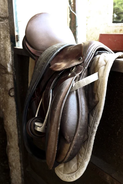 Koňské sedlo — Stock fotografie