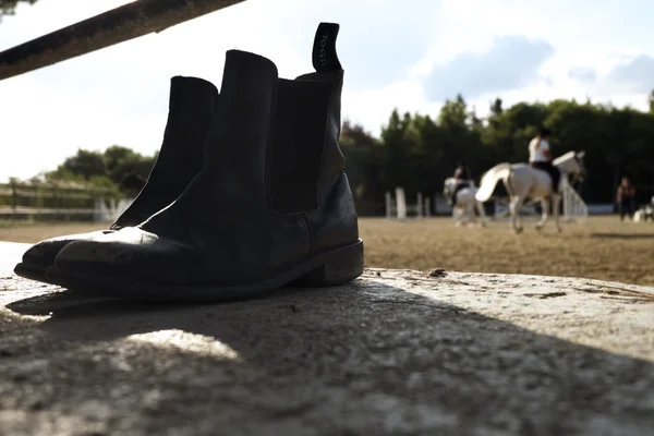 Bottes équestres Photo De Stock