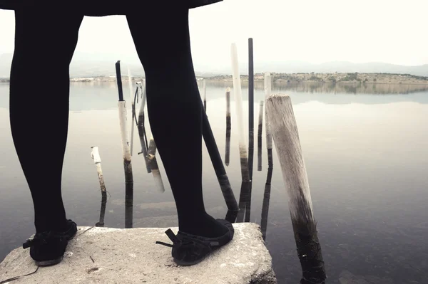 Woman legs close up — Stock Photo, Image