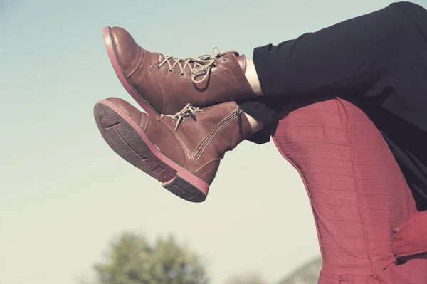 Woman's legs close up — Stock Photo, Image