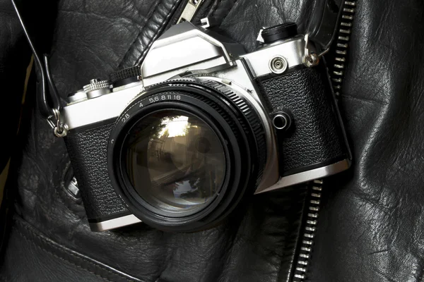 Vintage analog film kamera — Stok fotoğraf