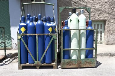 Yüksek basınçlı oksijen depolama tankları