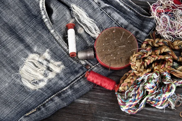 Sewing tools — Stock Photo, Image