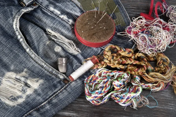 Sewing tools — Stock Photo, Image