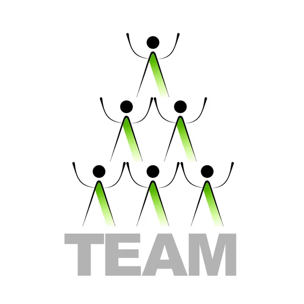 Abstract team sign — Stock Photo, Image