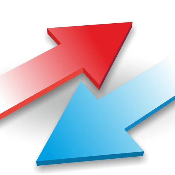 Colored arrows indicate directions — Stock Photo © progat 14807369