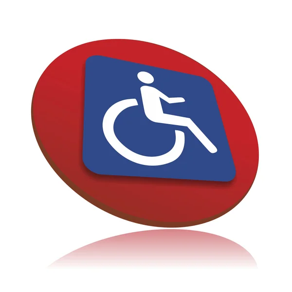 Αναπηρική καρέκλα — Φωτογραφία Αρχείου