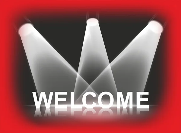 Bem-vindo — Fotografia de Stock
