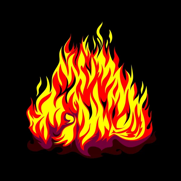 Abstract burning fire — Stock Photo, Image