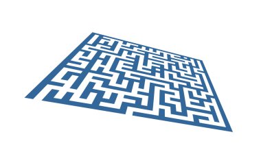 soyut labirent desen