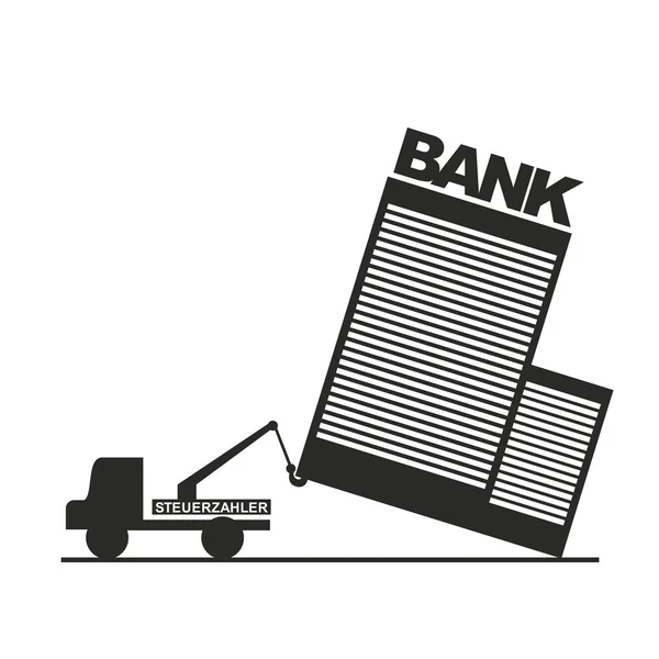 Financial crisis symbol — Stock Photo, Image