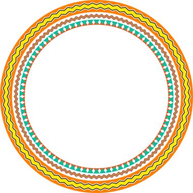 Dairesel dekoratif çerçeve. Dekoratif çerçeve. soyut desen