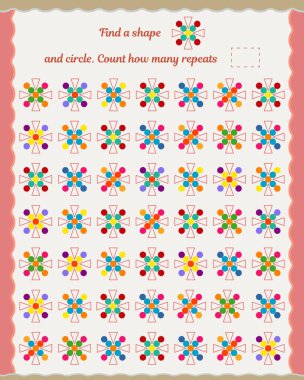 Çocuklar için mantık oyunu. Hangi şeklin eşlenmediğini bul. İlginin gelişimi